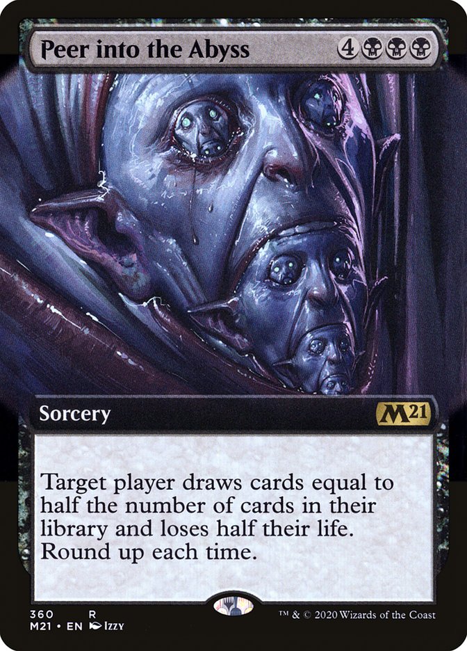 Peer into the Abyss (Extended Art) [Core Set 2021] | Game Master's Emporium (The New GME)
