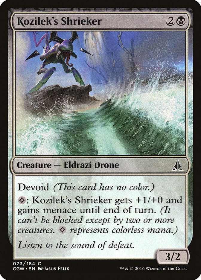 Kozilek's Shrieker [Oath of the Gatewatch] | Game Master's Emporium (The New GME)