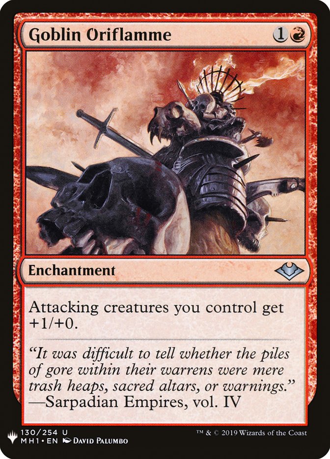 Goblin Oriflamme [Mystery Booster] | Game Master's Emporium (The New GME)