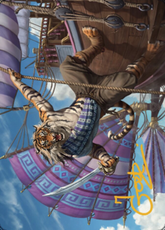Jedit Ojanen, Mercenary Art Card (Gold-Stamped Signature) [Dominaria United Art Series] | Game Master's Emporium (The New GME)