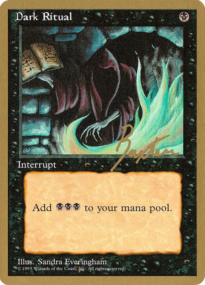 Dark Ritual (George Baxter) [Pro Tour Collector Set] | Game Master's Emporium (The New GME)