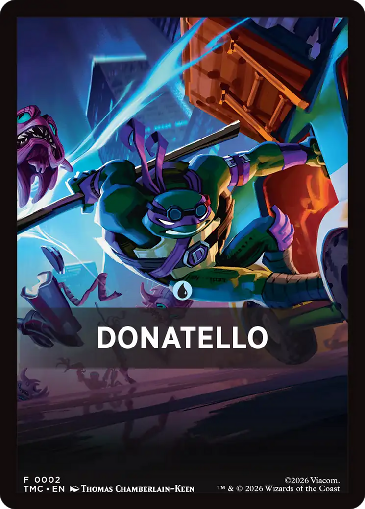 Donatello Theme Card [Teenage Mutant Ninja Turtles Commander Tokens] | Game Master's Emporium (The New GME)