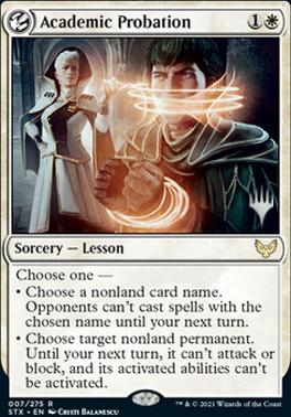 Academic Probation (Promo Pack) [Strixhaven: School of Mages Promos] | Game Master's Emporium (The New GME)