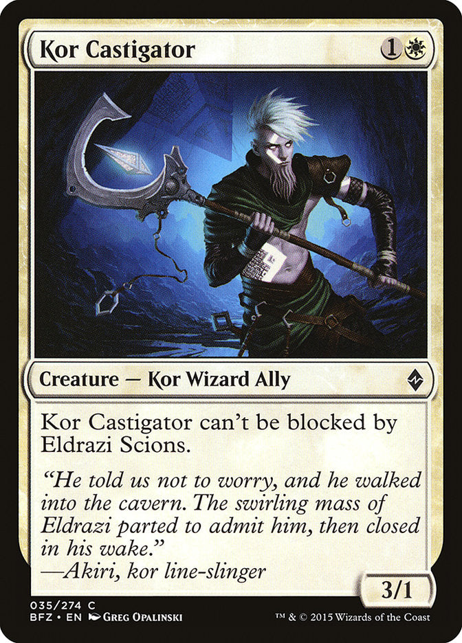 Kor Castigator [Battle for Zendikar] | Game Master's Emporium (The New GME)