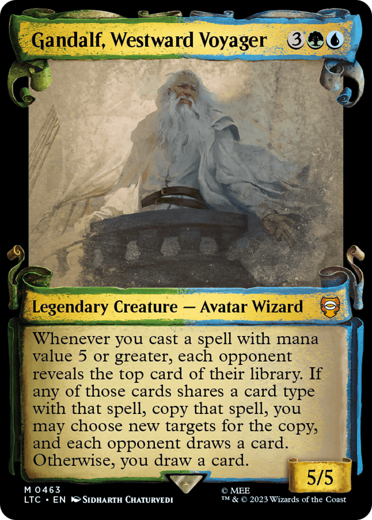 Gandalf, Westward Voyager [The Lord of the Rings: Tales of Middle-Earth Commander Showcase Scrolls] | Game Master's Emporium (The New GME)