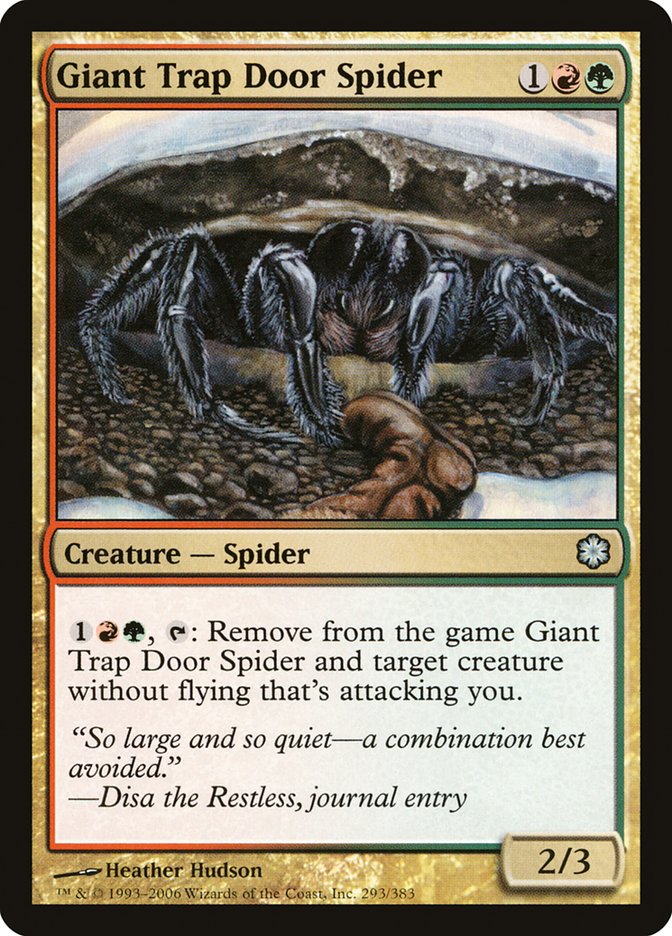 Giant Trap Door Spider [Coldsnap Theme Decks] | Game Master's Emporium (The New GME)
