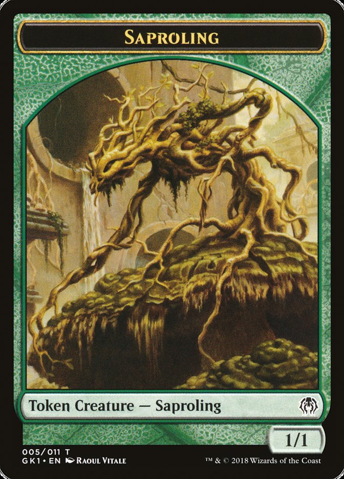 Saproling // Insect Double-Sided Token [Guilds of Ravnica Guild Kit Tokens] | Game Master's Emporium (The New GME)