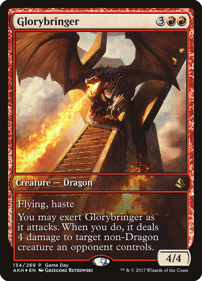 Glorybringer (Game Day) [Amonkhet Promos] | Game Master's Emporium (The New GME)