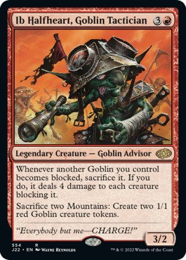 Ib Halfheart, Goblin Tactician [Jumpstart 2022] | Game Master's Emporium (The New GME)