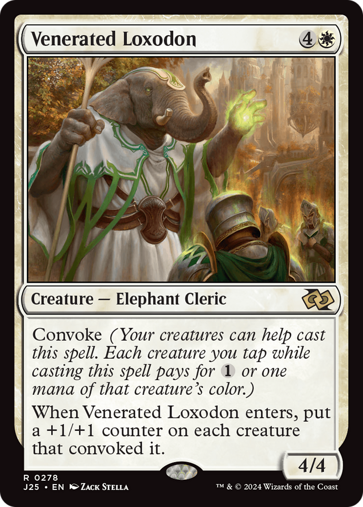 Venerated Loxodon [Foundations Jumpstart] | Game Master's Emporium (The New GME)