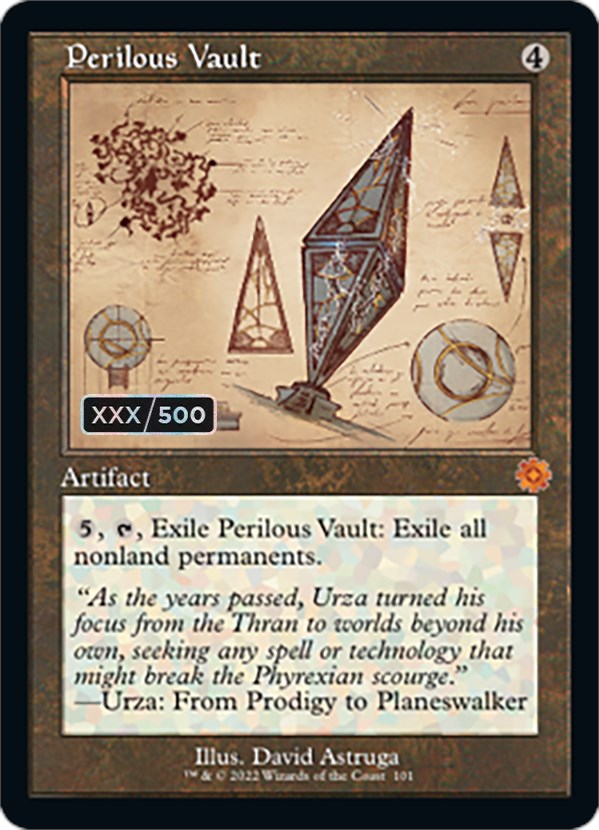 Perilous Vault (Retro Schematic) (Serialized) [The Brothers' War Retro Artifacts] | Game Master's Emporium (The New GME)