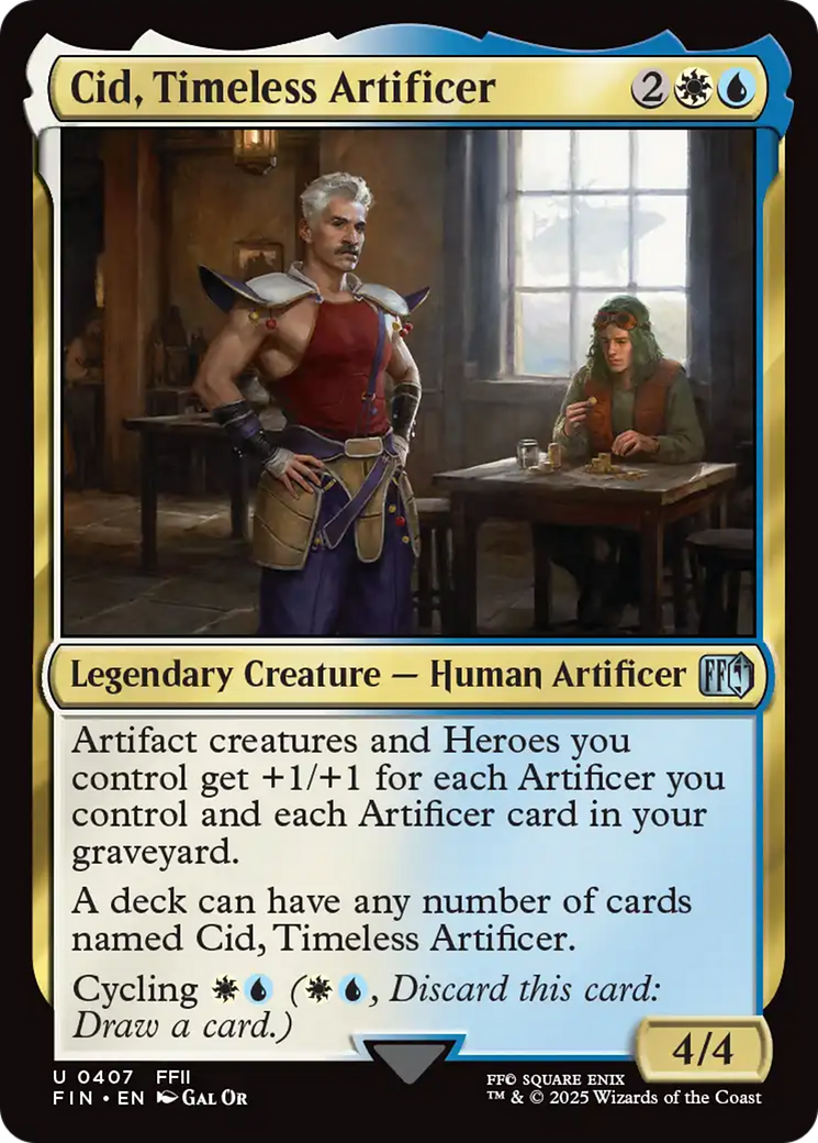 Cid, Timeless Artificer (0407) [FINAL FANTASY] | Game Master's Emporium (The New GME)