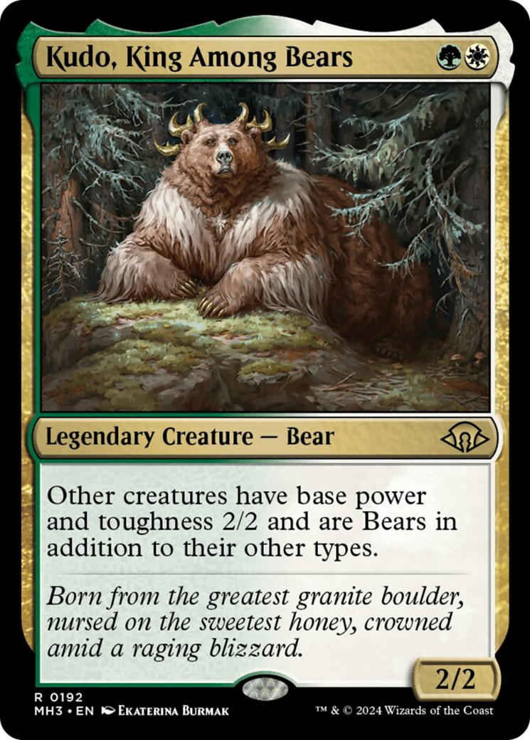 Kudo, King Among Bears [Modern Horizons 3] | Game Master's Emporium (The New GME)