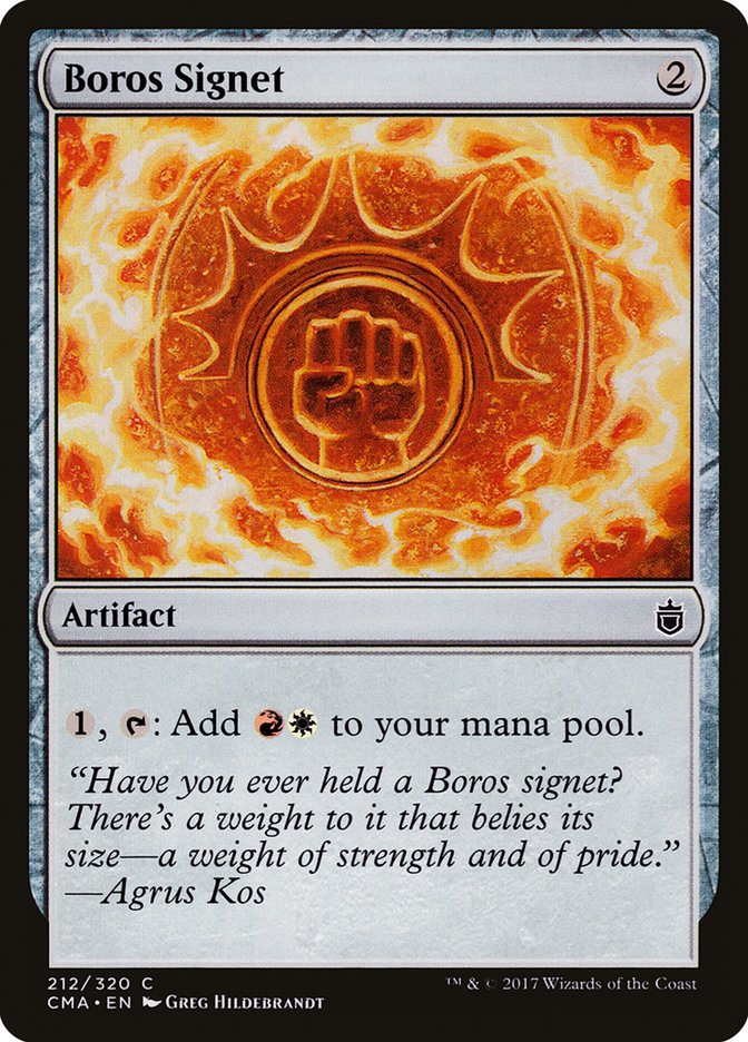 Boros Signet [Commander Anthology] | Game Master's Emporium (The New GME)