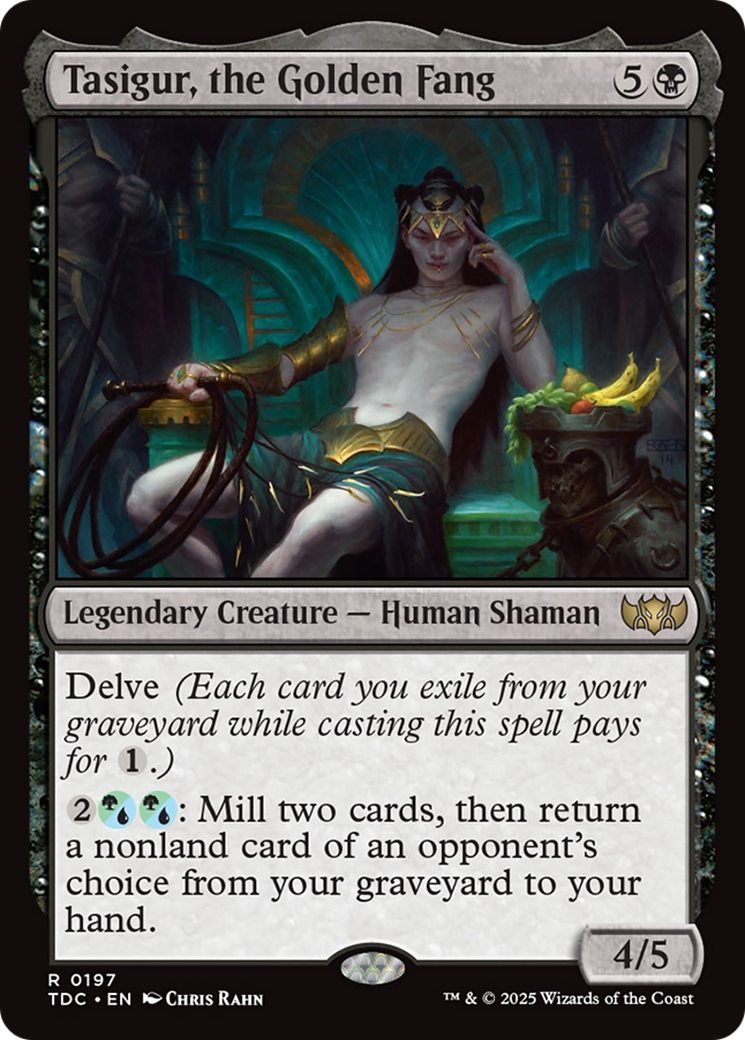 Tasigur, the Golden Fang [Tarkir: Dragonstorm Commander] | Game Master's Emporium (The New GME)
