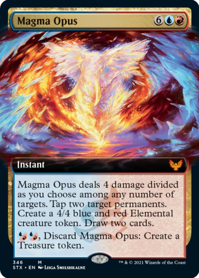 Magma Opus (Extended Art) [Strixhaven: School of Mages] | Game Master's Emporium (The New GME)