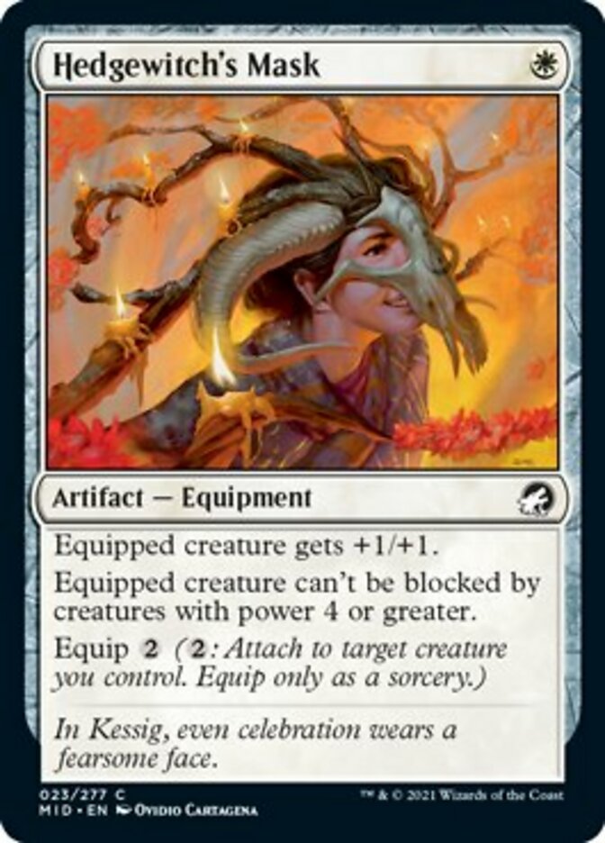 Hedgewitch's Mask [Innistrad: Midnight Hunt] | Game Master's Emporium (The New GME)