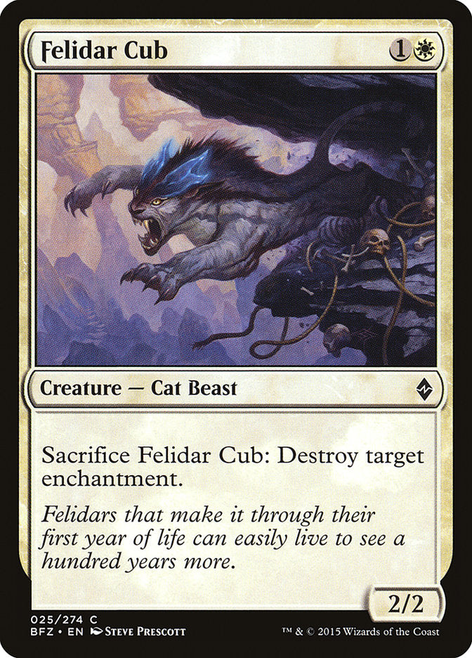 Felidar Cub [Battle for Zendikar] | Game Master's Emporium (The New GME)