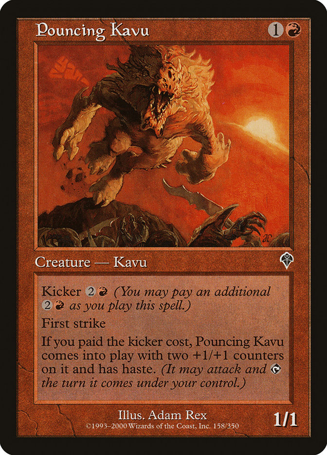 Pouncing Kavu [Invasion] | Game Master's Emporium (The New GME)