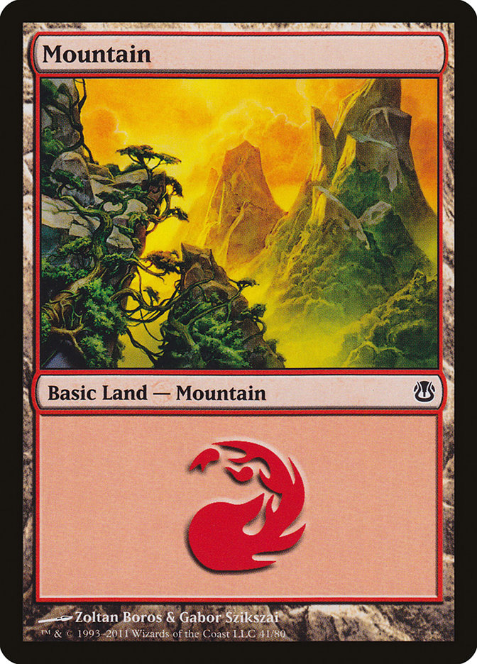 Mountain (41) [Duel Decks: Ajani vs. Nicol Bolas] | Game Master's Emporium (The New GME)