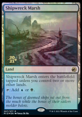 Shipwreck Marsh [Innistrad: Midnight Hunt Prerelease Promos] | Game Master's Emporium (The New GME)