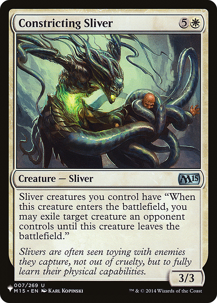 Constricting Sliver [The List] | Game Master's Emporium (The New GME)