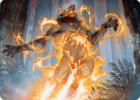 Burn the Accursed Art Card [Innistrad: Midnight Hunt Art Series] | Game Master's Emporium (The New GME)