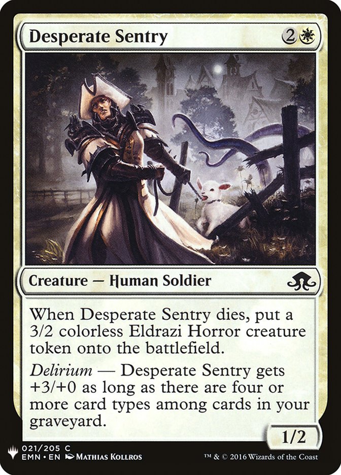 Desperate Sentry [Mystery Booster] | Game Master's Emporium (The New GME)