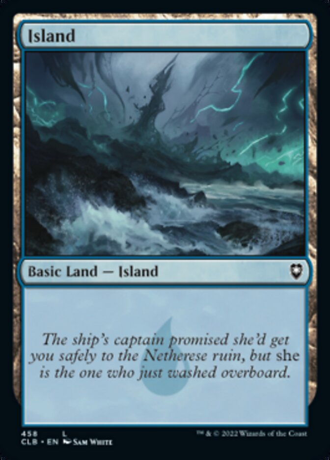 Island (458) [Commander Legends: Battle for Baldur's Gate] | Game Master's Emporium (The New GME)