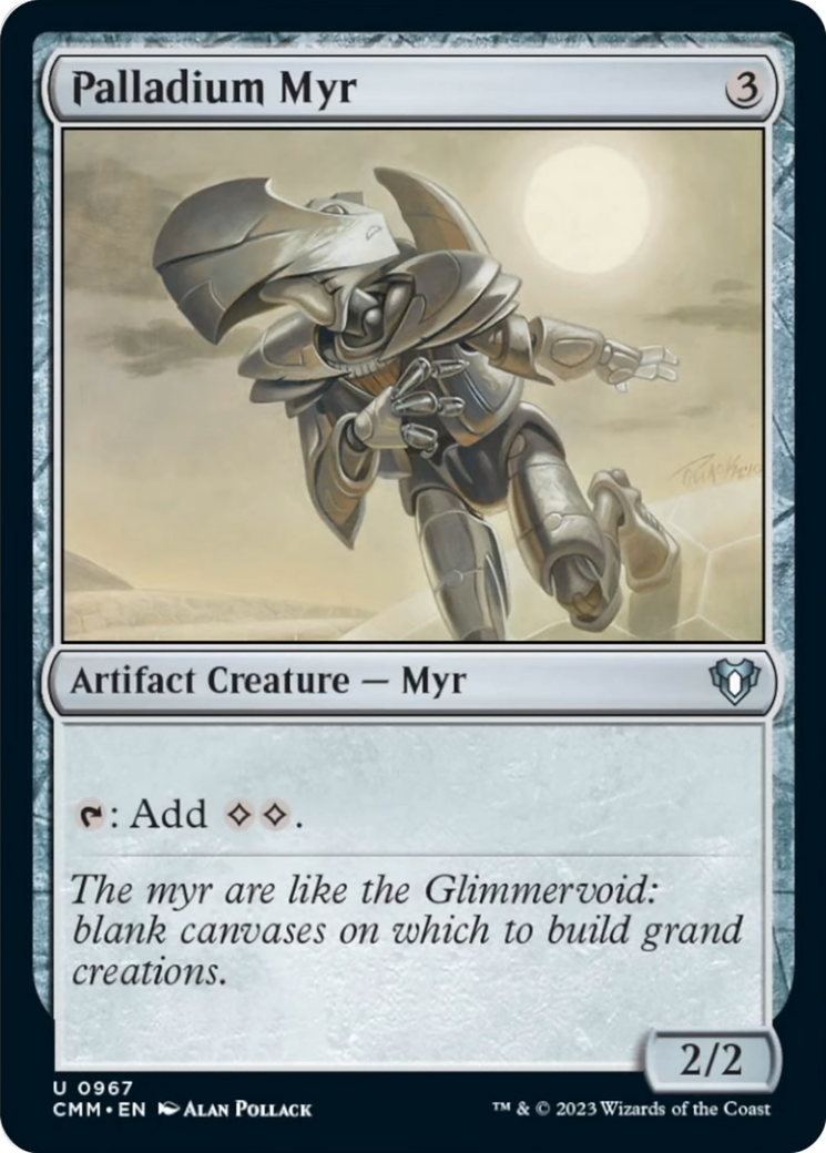Palladium Myr [Commander Masters] | Game Master's Emporium (The New GME)