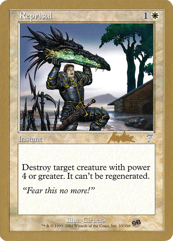 Reprisal (Brian Kibler) (SB) [World Championship Decks 2002] | Game Master's Emporium (The New GME)
