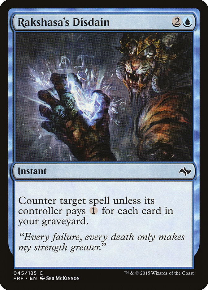 Rakshasa's Disdain [Fate Reforged] | Game Master's Emporium (The New GME)