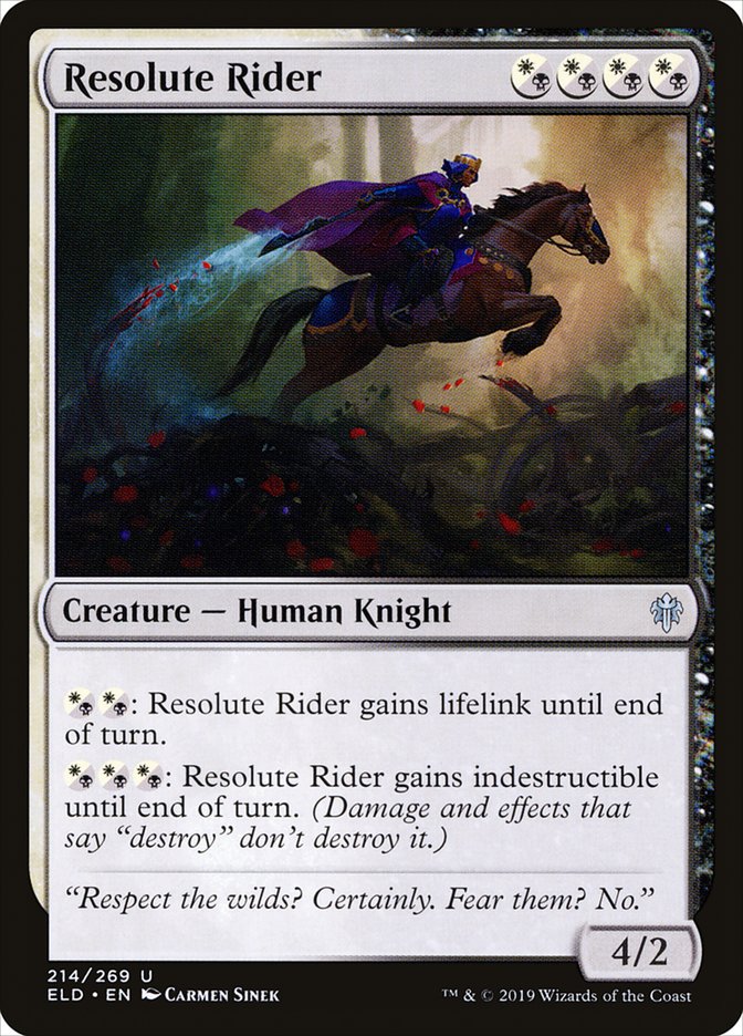 Resolute Rider [Throne of Eldraine] | Game Master's Emporium (The New GME)