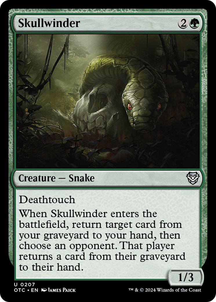 Skullwinder [Outlaws of Thunder Junction Commander] | Game Master's Emporium (The New GME)