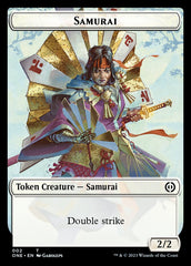 Phyrexian Mite (011) // Samurai Double-Sided Token [Phyrexia: All Will Be One Tokens] | Game Master's Emporium (The New GME)