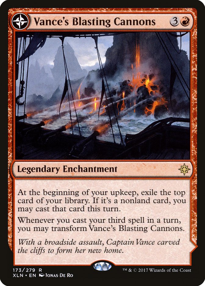 Vance's Blasting Cannons // Spitfire Bastion [Ixalan] | Game Master's Emporium (The New GME)
