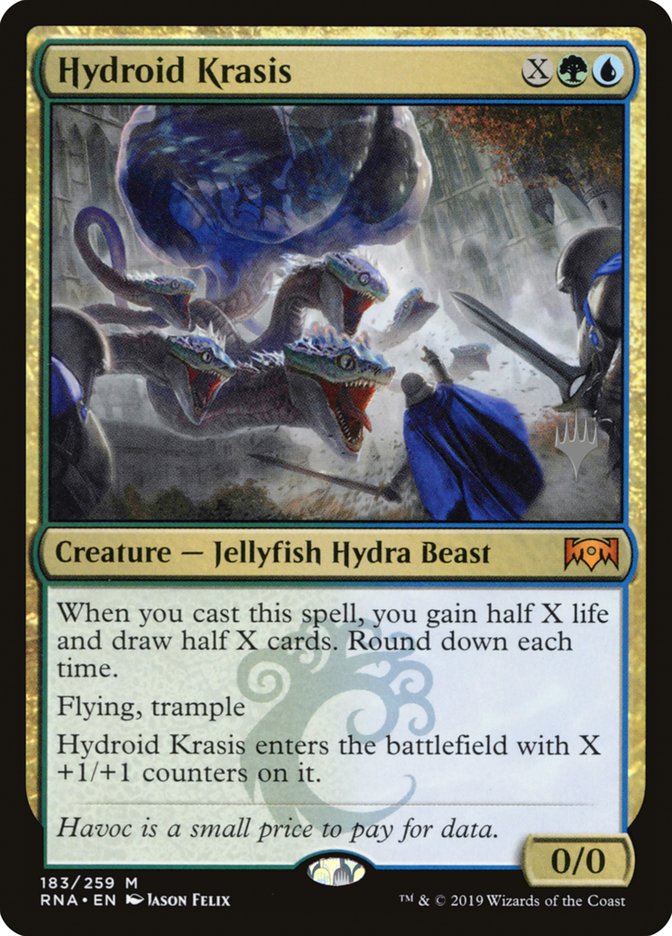 Hydroid Krasis (Promo Pack) [Ravnica Allegiance Promos] | Game Master's Emporium (The New GME)