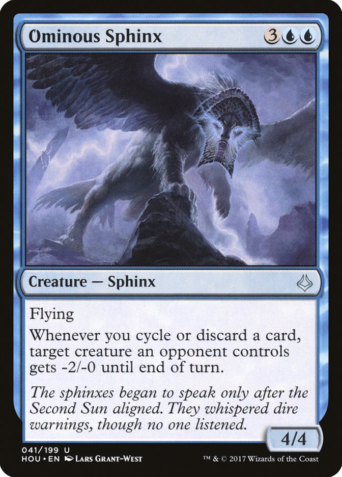 Ominous Sphinx [Hour of Devastation] | Game Master's Emporium (The New GME)