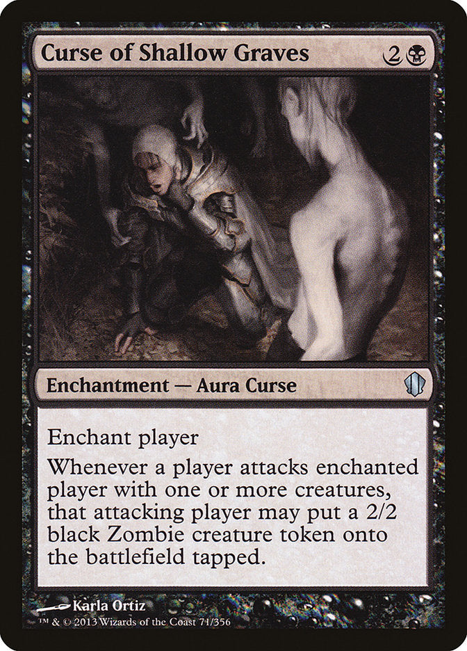 Curse of Shallow Graves [Commander 2013] | Game Master's Emporium (The New GME)
