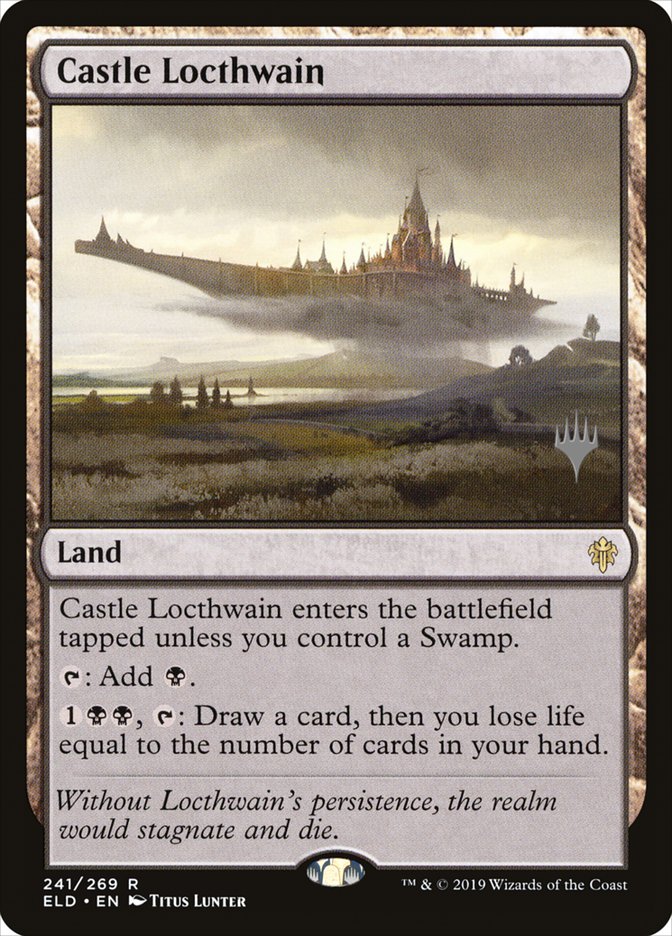 Castle Locthwain (Promo Pack) [Throne of Eldraine Promos] | Game Master's Emporium (The New GME)