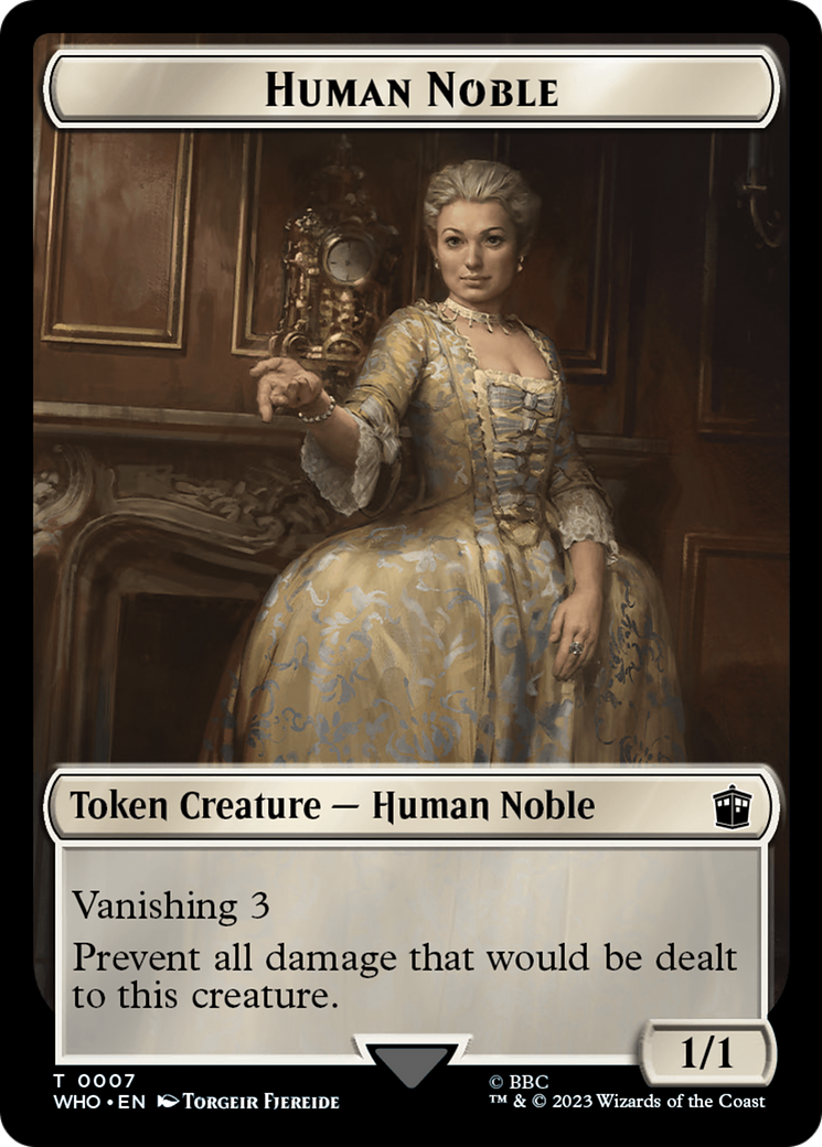 Human Noble // Food (0027) Double-Sided Token [Doctor Who Tokens] | Game Master's Emporium (The New GME)