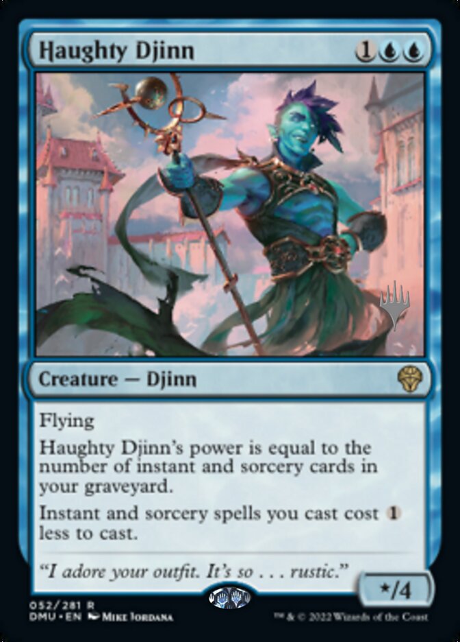 Haughty Djinn (Promo Pack) [Dominaria United Promos] | Game Master's Emporium (The New GME)
