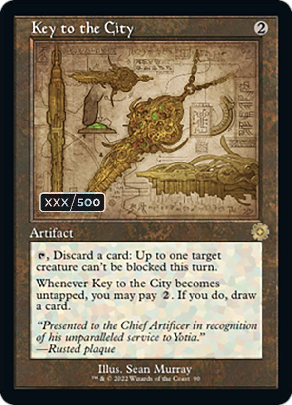 Key to the City (Retro Schematic) (Serialized) [The Brothers' War Retro Artifacts] | Game Master's Emporium (The New GME)