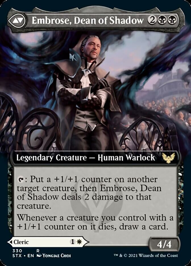 Shaile, Dean of Radiance // Embrose, Dean of Shadow (Extended Art) [Strixhaven: School of Mages] | Game Master's Emporium (The New GME)