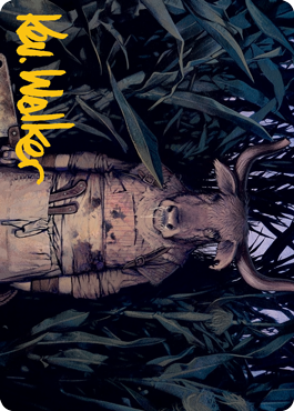 Fleshtaker Art Card (Gold-Stamped Signature) [Innistrad: Midnight Hunt Art Series] | Game Master's Emporium (The New GME)