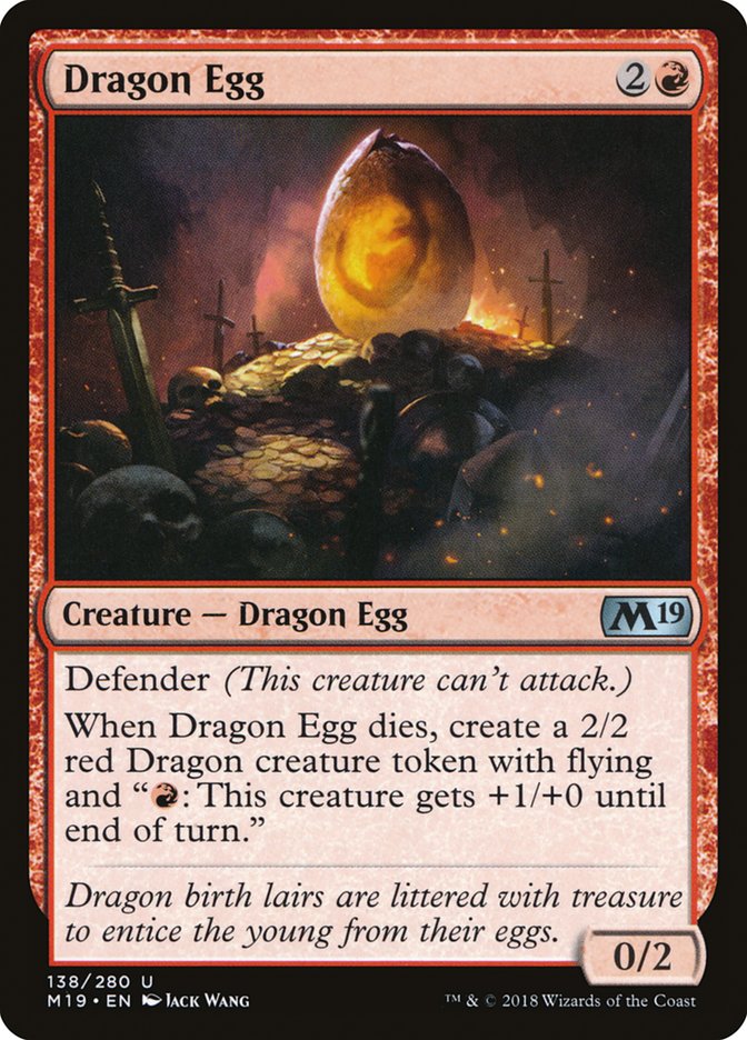Dragon Egg [Core Set 2019] | Game Master's Emporium (The New GME)