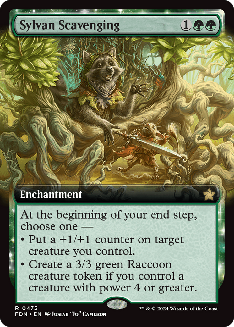 Sylvan Scavenging (Extended Art) [Foundations] | Game Master's Emporium (The New GME)