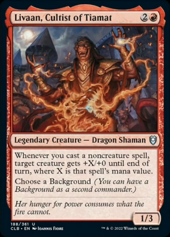 Livaan, Cultist of Tiamat [Commander Legends: Battle for Baldur's Gate] | Game Master's Emporium (The New GME)