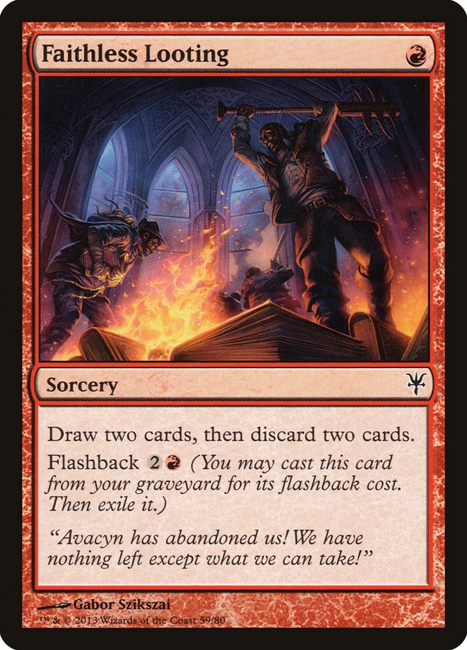 Faithless Looting [Duel Decks: Sorin vs. Tibalt] | Game Master's Emporium (The New GME)