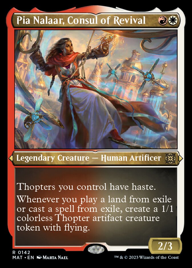 Pia Nalaar, Consul of Revival (Foil Etched) [March of the Machine: The Aftermath] | Game Master's Emporium (The New GME)
